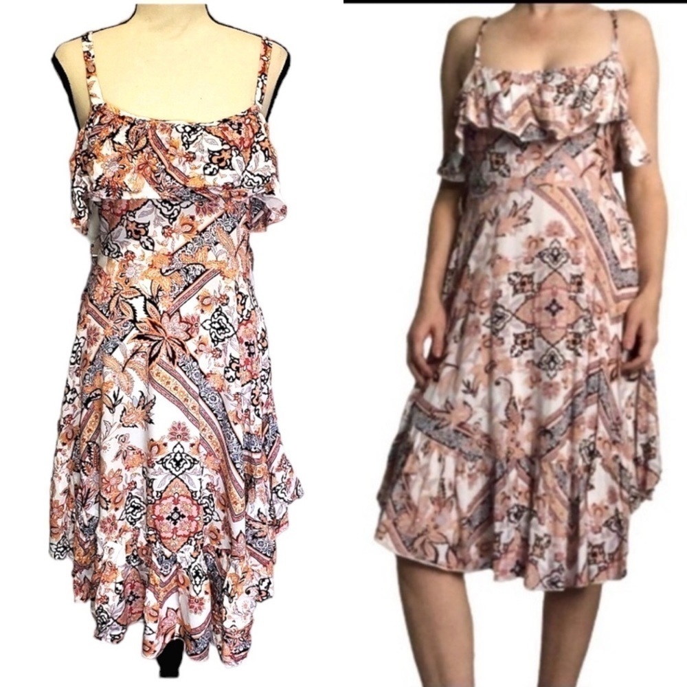 Abel The Label Athens Pastel Zodiac Dress Sz XS